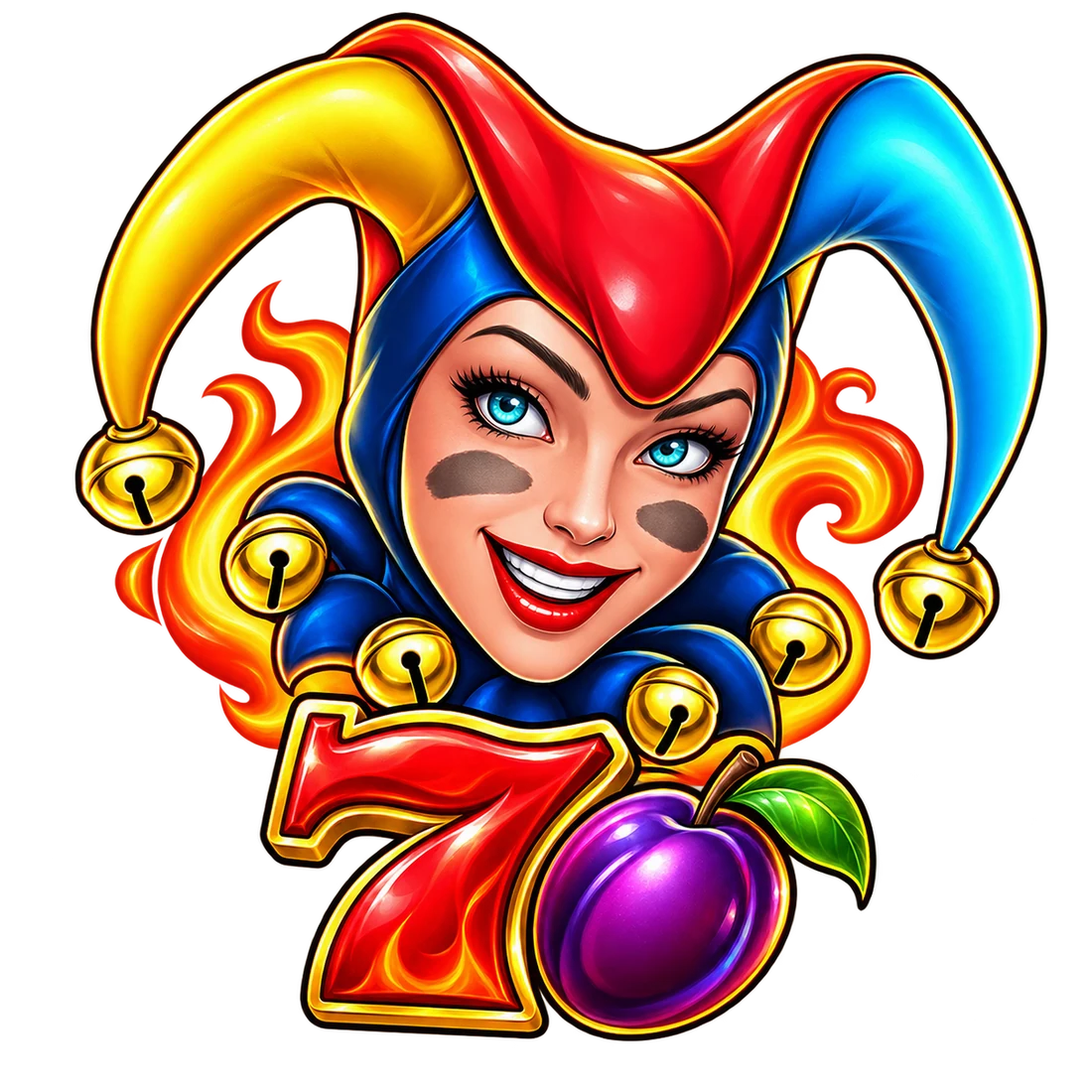 Ilustración original del Joker; no es una captura de una partida